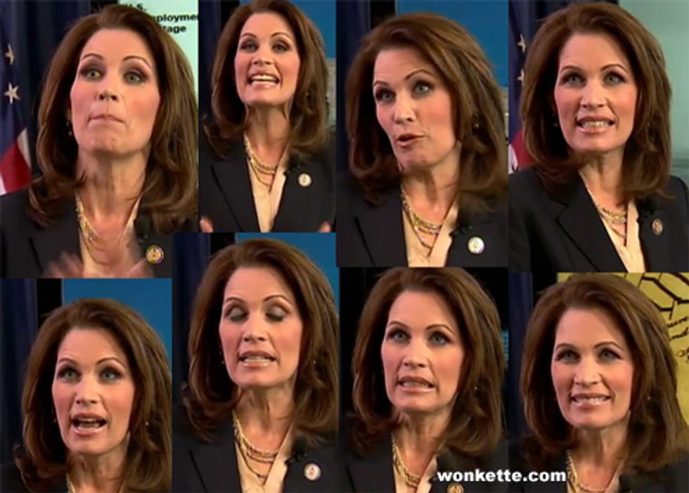 Relive Michele Bachmann's Insane Speech To Her Devil!