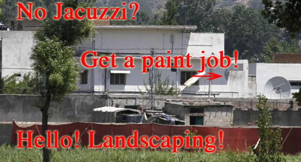 Bin Laden Had an Ugly Mansion, and Now It Is Covered In Blood