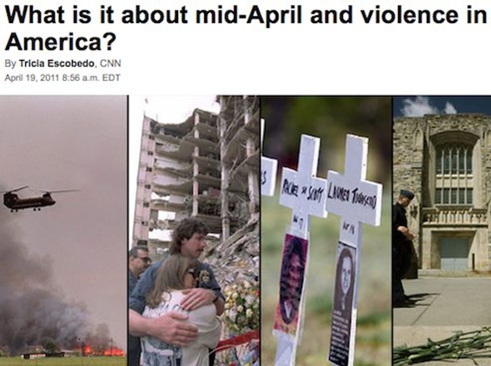 CNN Wondering Why Waco Massacre & OK City Bombing Were On Same Day