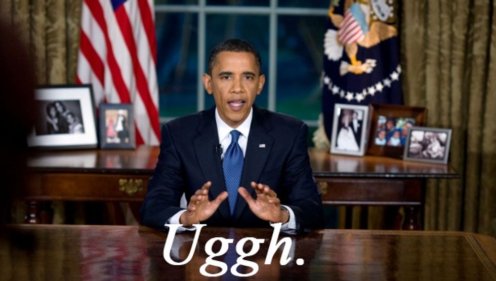 Liveblogging President Obama's Announcement of Total War On Africa