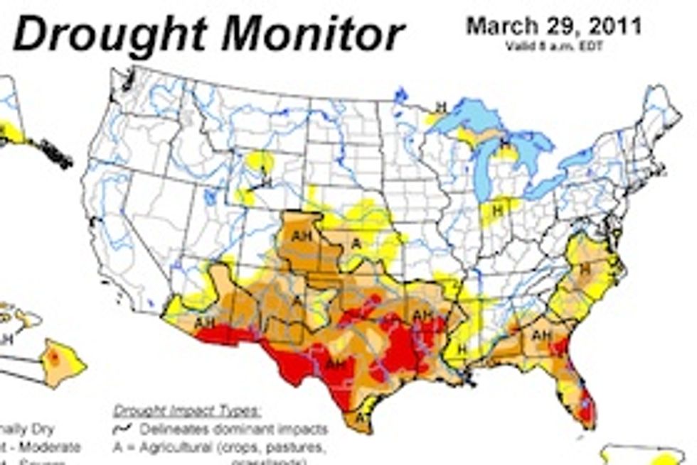 Fires Rage & Farms Dry Up Across the Oklahoma-Texas New Dust Bowl