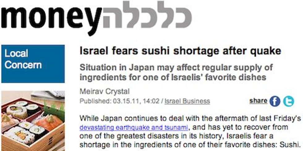 Nuclear Holocaust May Affect Distant Nation's Sushi Supply