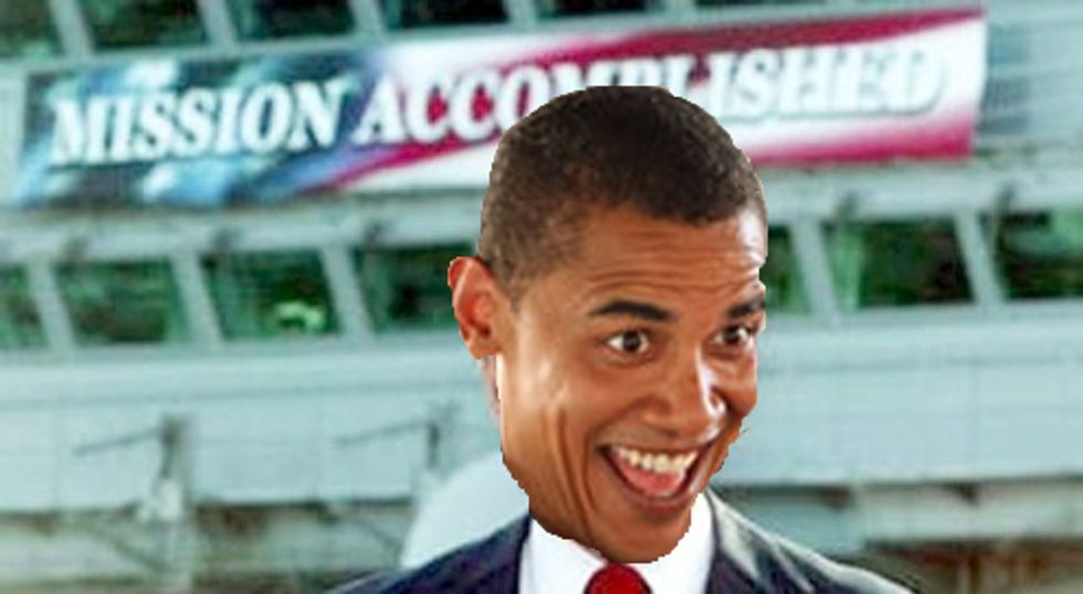 Obama To Declare Mission Accomplished In Libya War Tonight