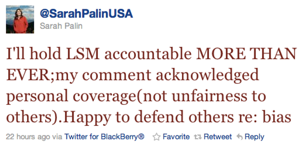 Sarah Palin Unable To Quit Whining Cold Turkey