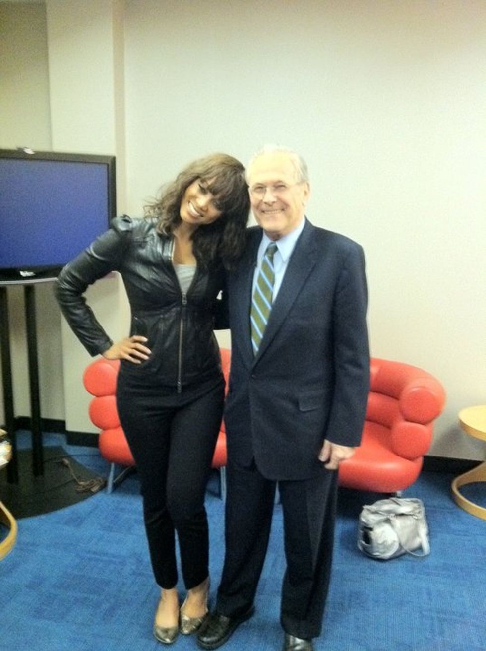 Donald Rumsfeld On Facebook, Wants To Be On 'America's Next Top Model'