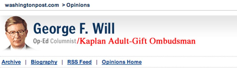 George Will: Mike Huckabee Is a 'Vibrator'