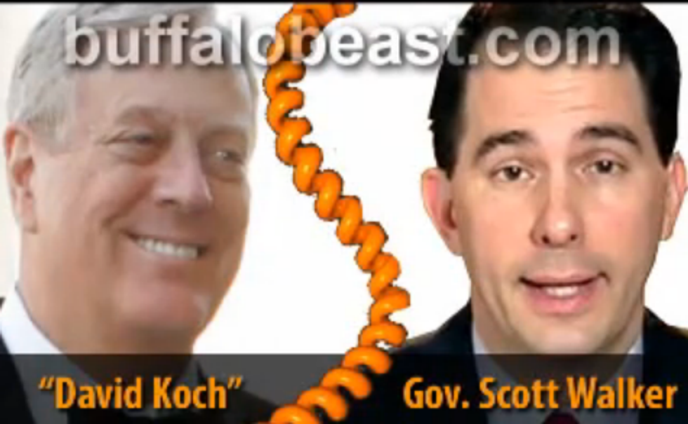 Liveblogging Koch Employee Scott Walker's Prank Call Non-Apology