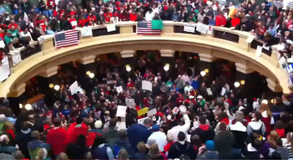 WI Gov To Have Police Arrest Dems, Force Them To Vote On Union Ban