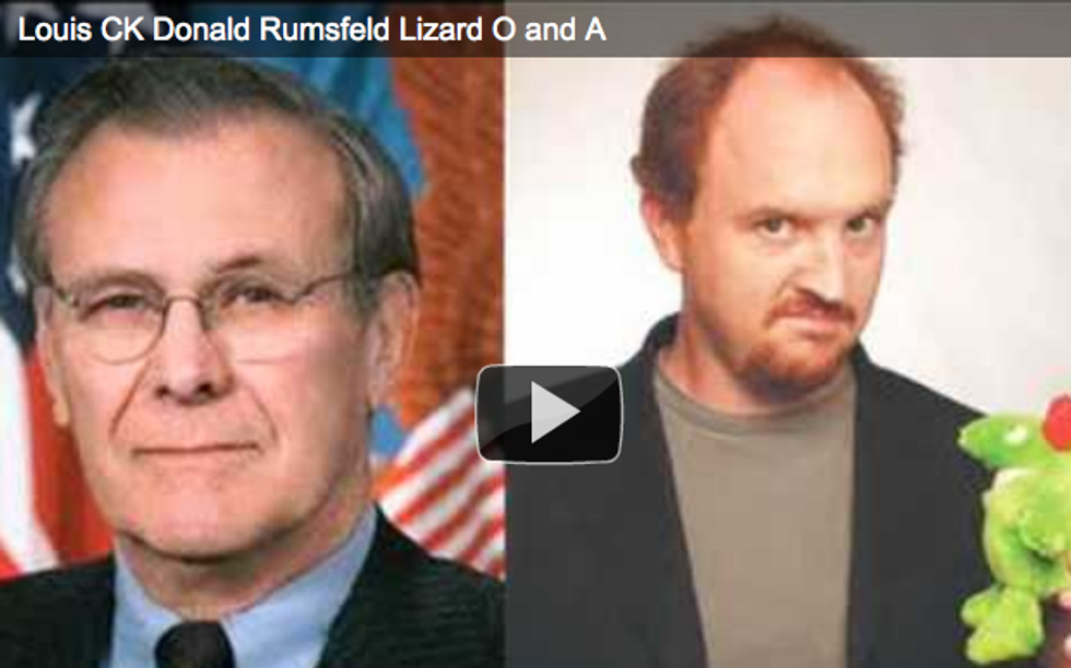 Donald Rumsfeld Refuses To Answer Whether Or Not He's a Lizard Person