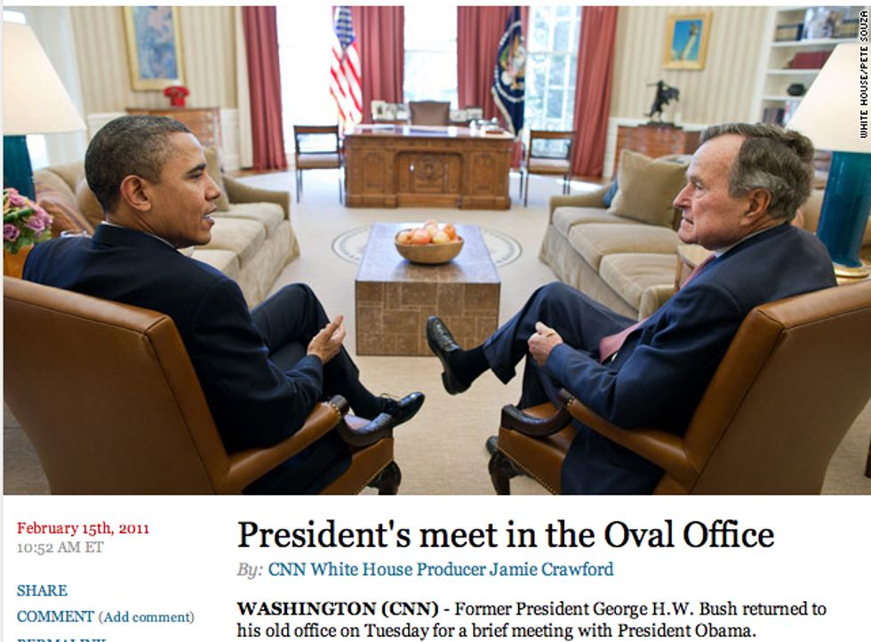 'President's Meet In Oval Office'