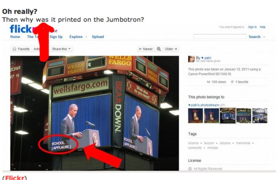 Wingnuts Have Proof Obama Wanted Applause At Weird Times In Tucson
