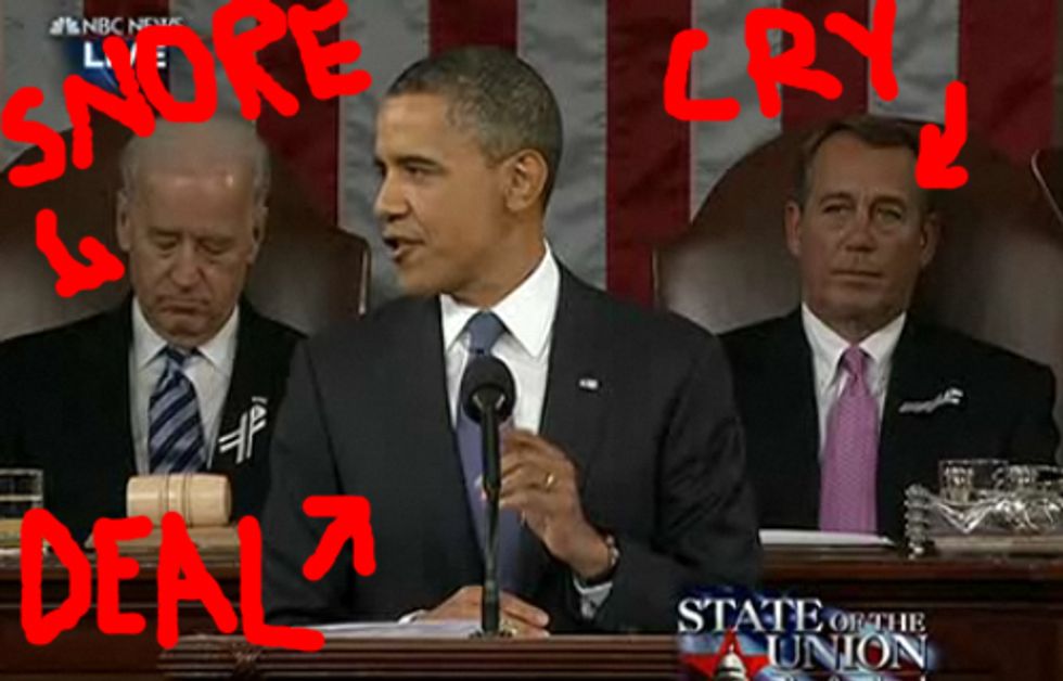 Smaller Budgets! Bigger Lapel Ribbons!: SOTU Liveblog Part II