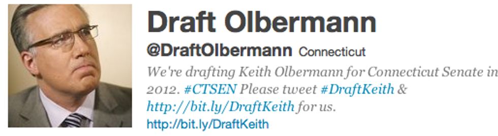 People With Nothing Better To Do Want Olbermann As Next Terrible CT Senator
