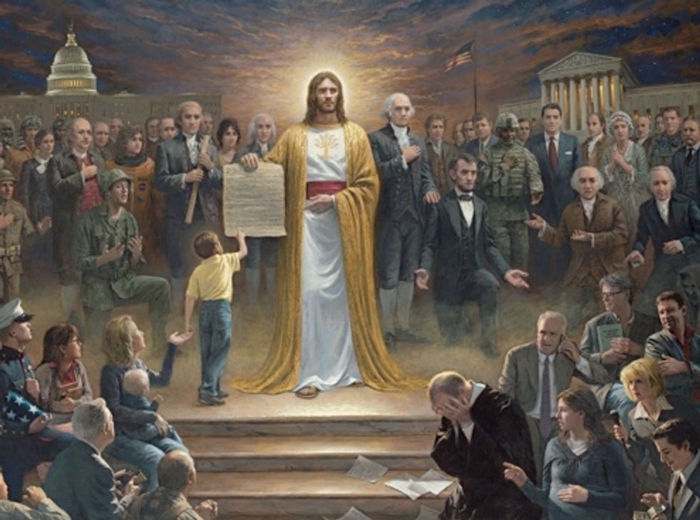 Teabaggers Forced To Pretend They Like the Whole Constitution Today