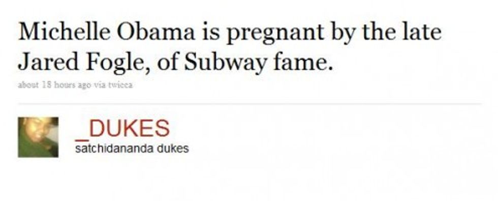 Michelle Obama Is Pregnant (According To Twitter)