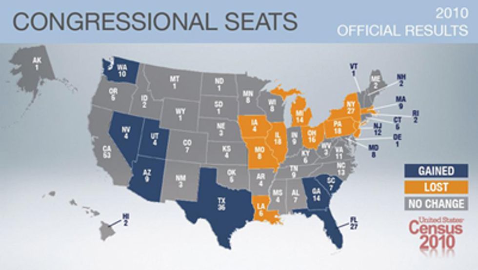 Census Allocates 6 More Crazy Members of Congress To Florida, Texas