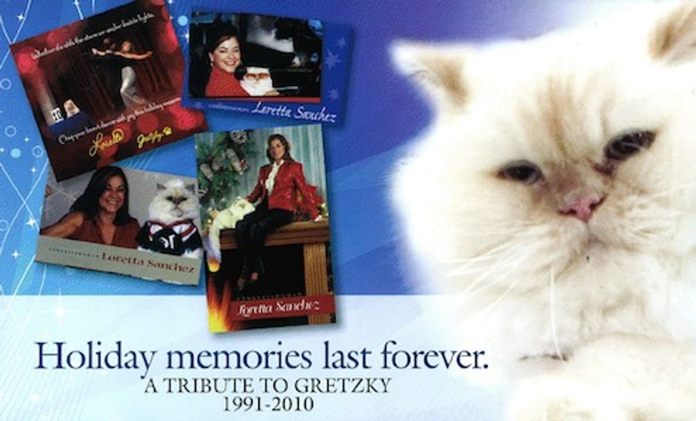Rep. Loretta Sanchez Sends History's Saddest Christmas Card