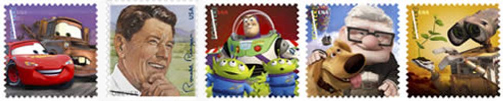 Trash Robot and Dead Actor Honored On Postage Stamps
