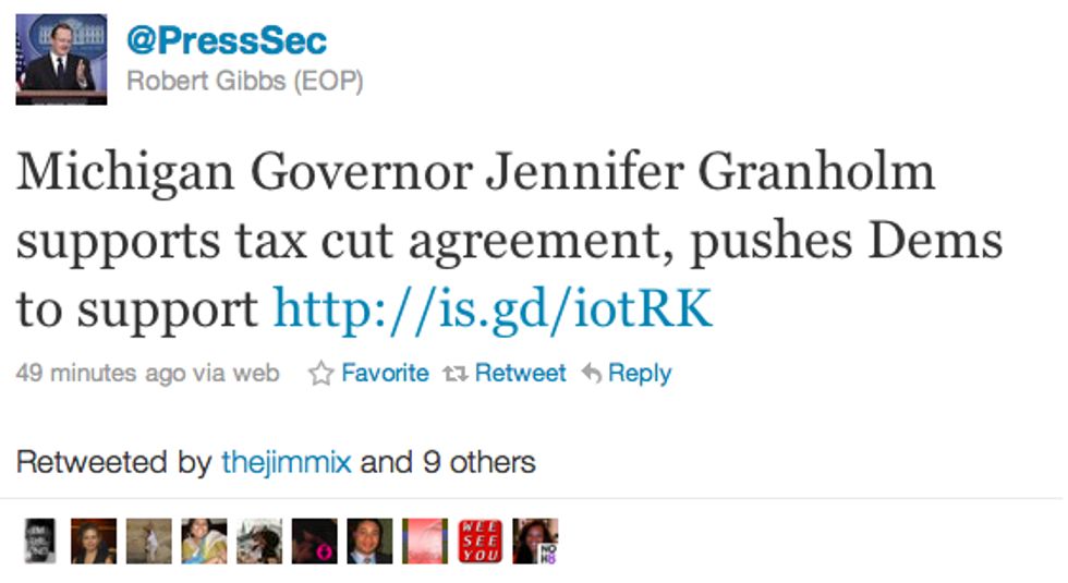 Everyone Drop Everything, Robert Gibbs Just Dropped a Tax-Cut Bomb On Twitter
