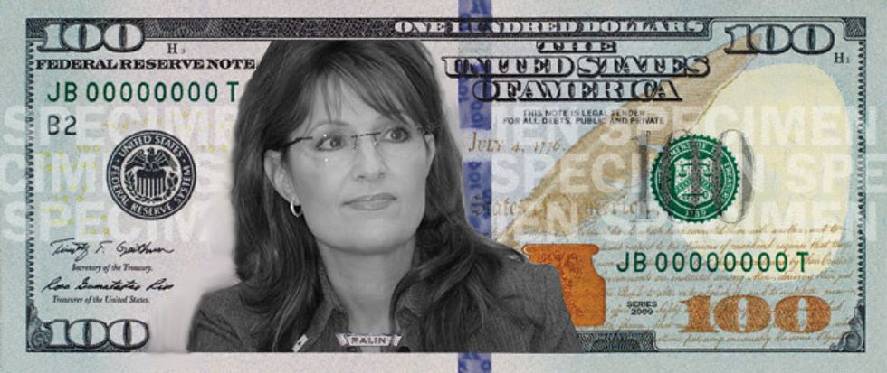 It's About Time We Put Sarah Palin On the $100 Bill, Right?