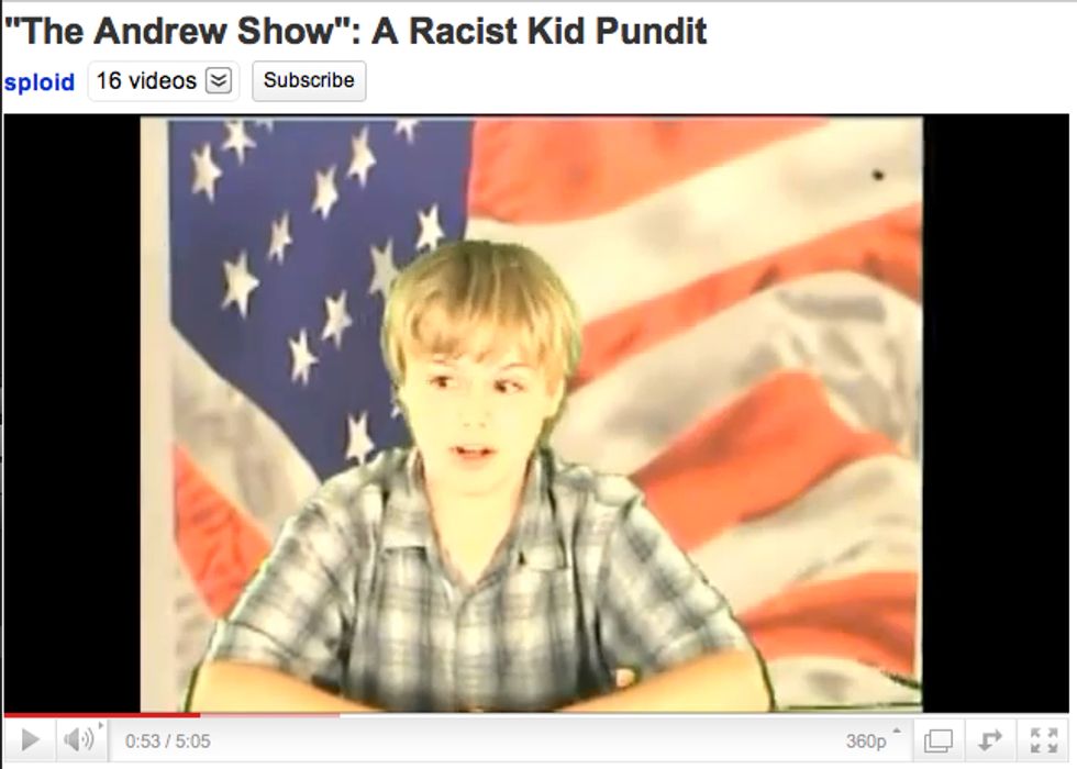 Racist Child Is America's Greatest Pundit