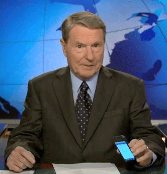 'This Is an iPhone,' Jim Lehrer Announces