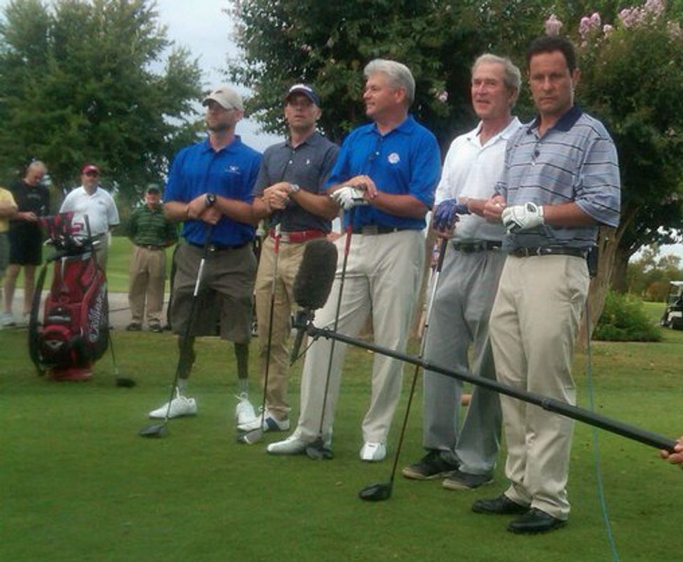 Bulge In George W. Bush's Pants Means 9/11 Is Just Around the Corner!