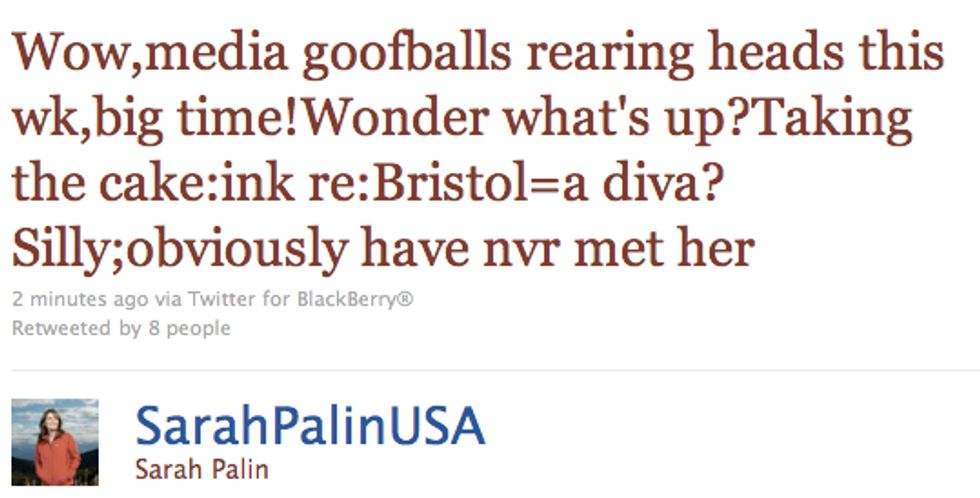 At Long Last, Sarah Palin Tweets About Cake Ink