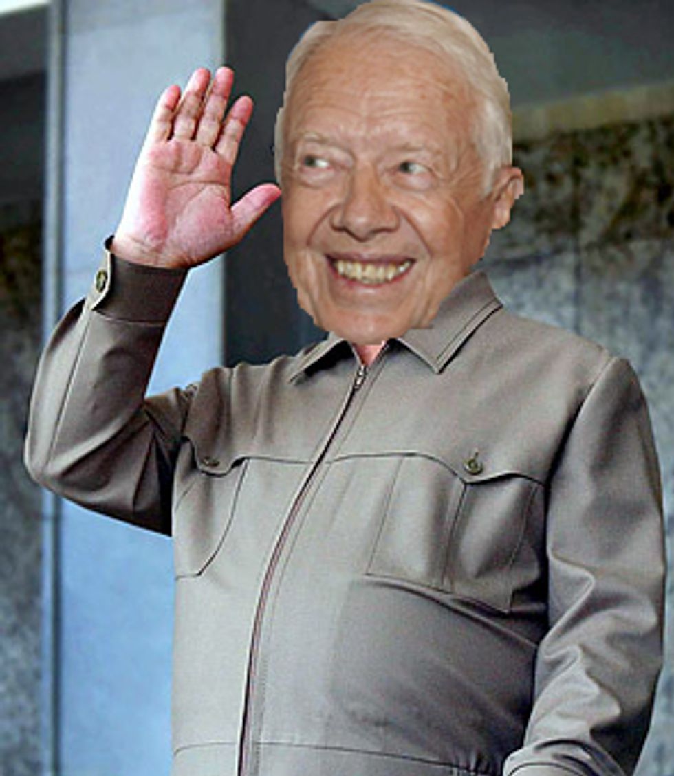 Kim Jong-Il Lets Jimmy Carter Run Country While He's Away