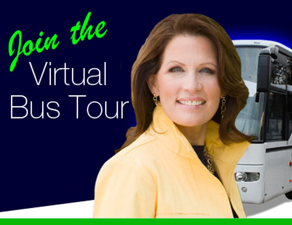 Michele Bachmann Getting In On Some of That Bus Tour Action