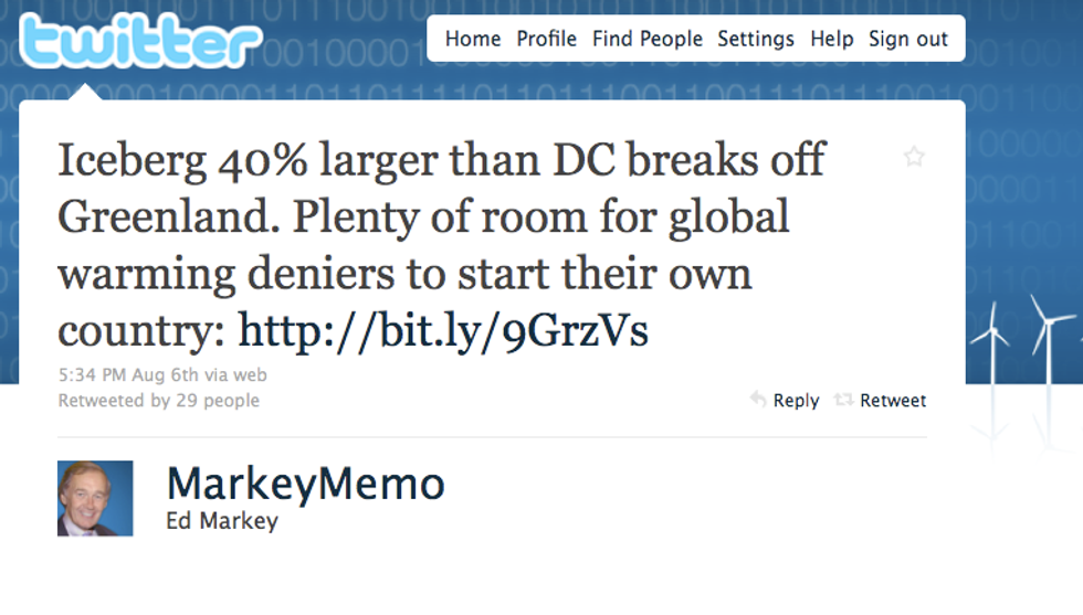 Gettin' Snarky With Ed Markey, America's Ice-Chunk Comedian