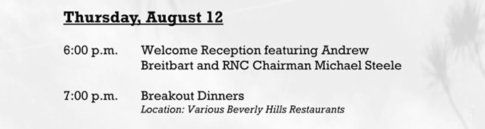 America's Favorite Comedy Duo Michael Steele and Andrew Breitbart To Host RNC Fundraiser