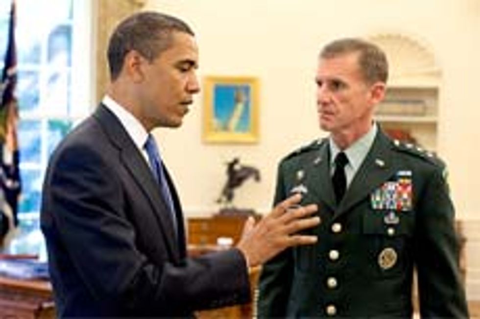 Gov't Employee Stanley McChrystal Gripes About His Bosses