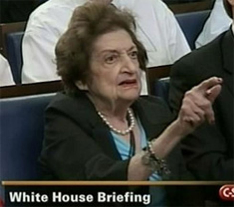 Today (or Tomorrow) We're All Helen Thomas