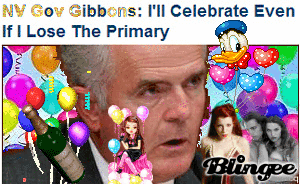 America's Worst Governor, Drunken Idiot Jim Gibbons, Can't Wait To Celebrate His Loss!
