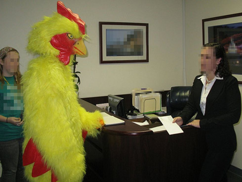 Chicken Costumes Banned At Nevada Polling Places