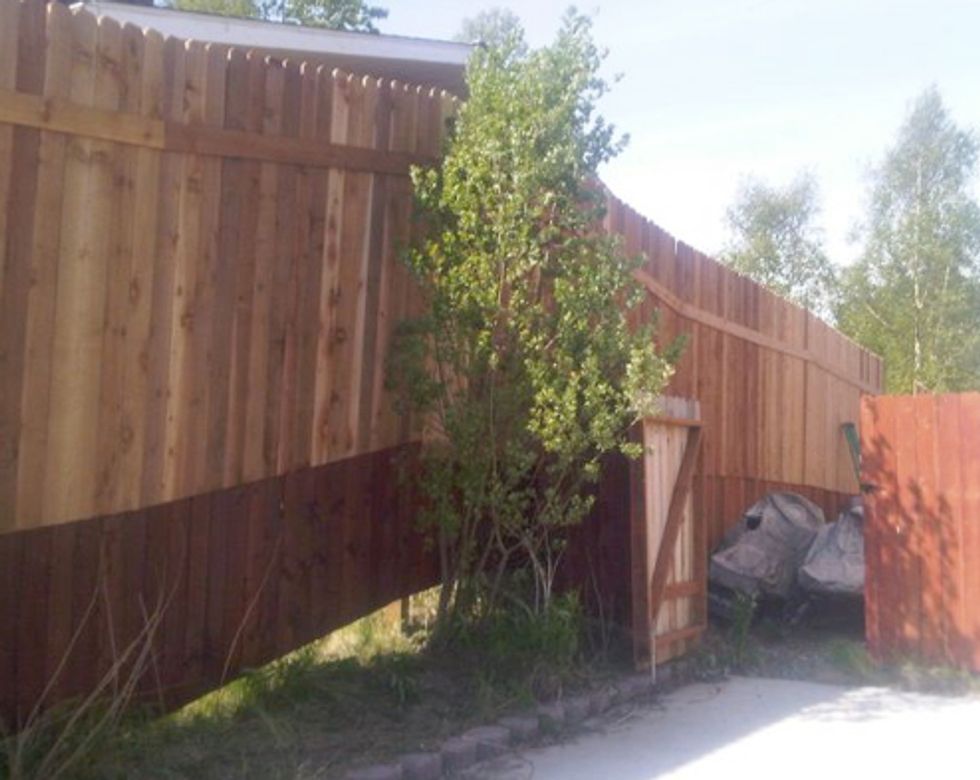 Palins Build Fence To Keep Pervert (/Acclaimed Non-Fiction Writer) Away
