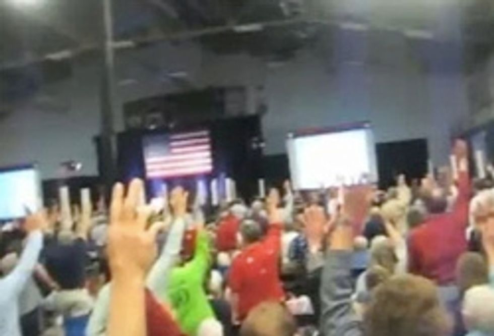 Insane Maine GOP Conventioneers Also Search, Vandalize Classroom