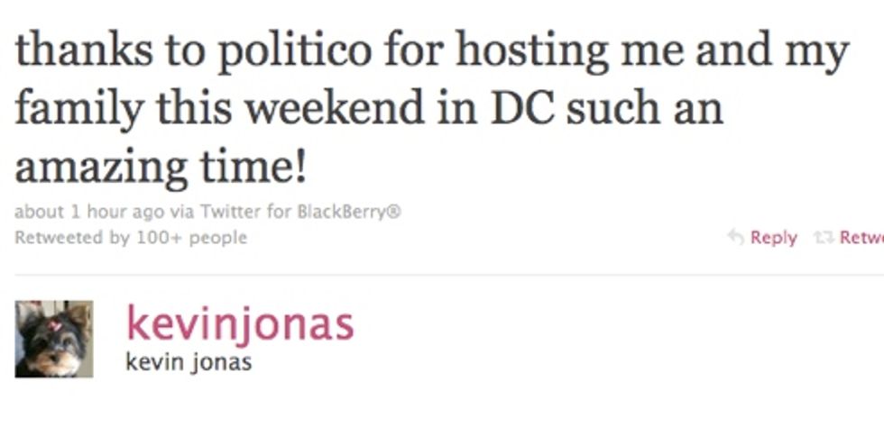 POLITICO, Jonas Brothers To Get Gay-Married?