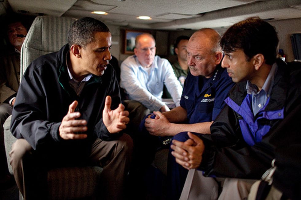 Obama Explains To Stunned Bobby Jindal That Jesus Hasn't Fixed Oil Spill