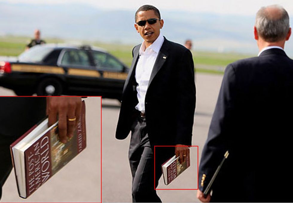 Wingnuts Are Furious About ... Obama Reading a Best-Selling Book By a Newsweek Writer