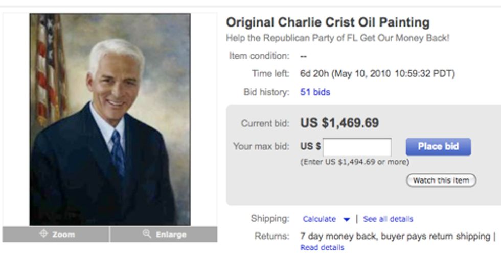 Buy Charlie Crist's Official Painting, On The eBay
