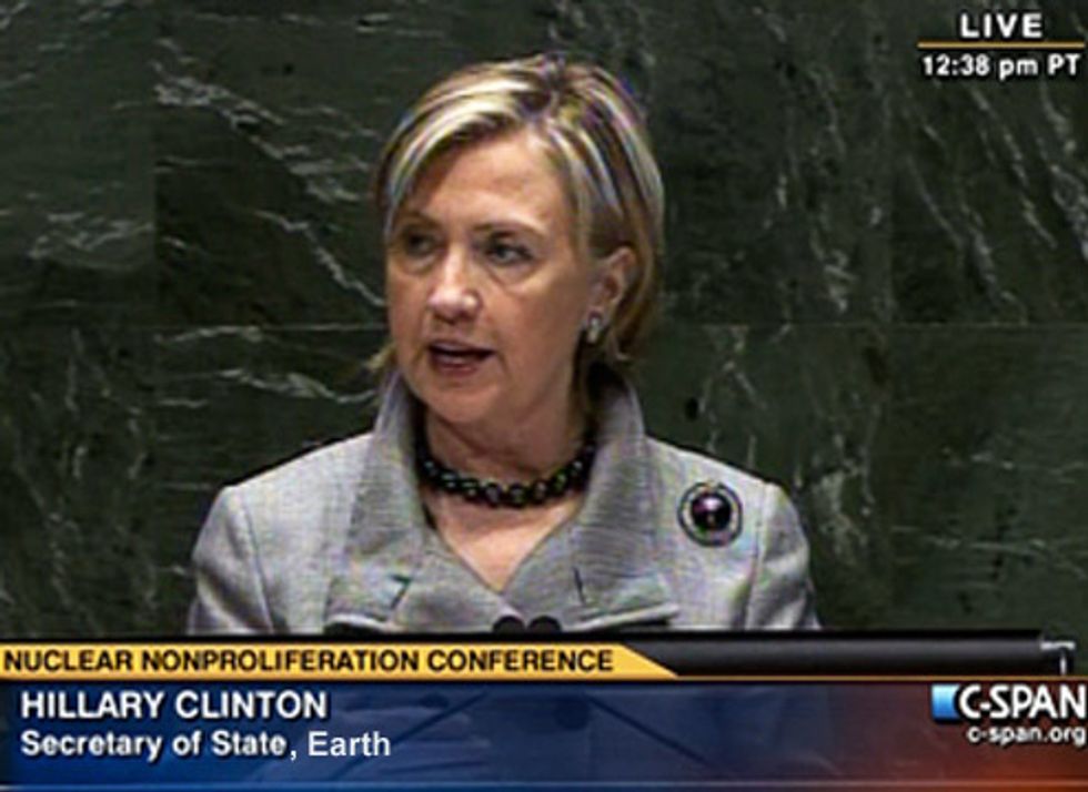 Hillary Clinton Is President of Outer Space