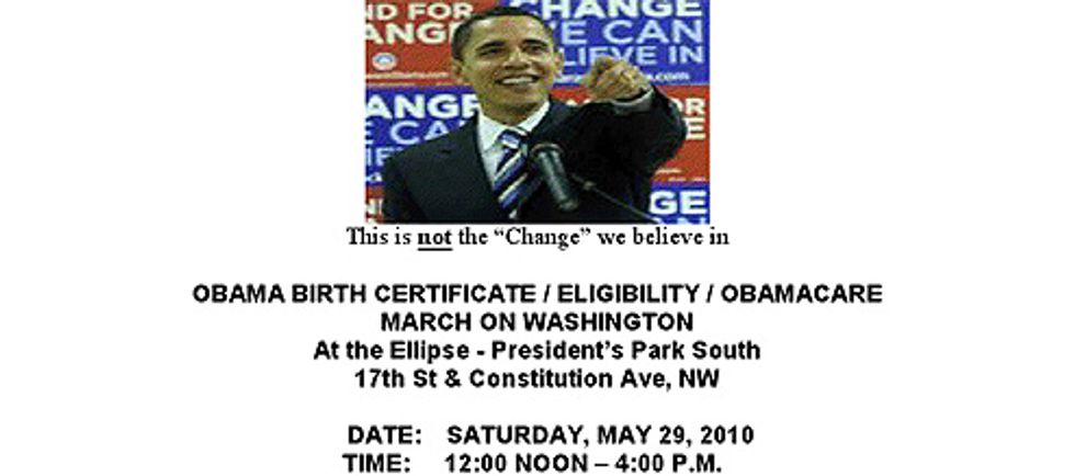 Birther Rally To Bring Comedy 'n Costumes To DC
