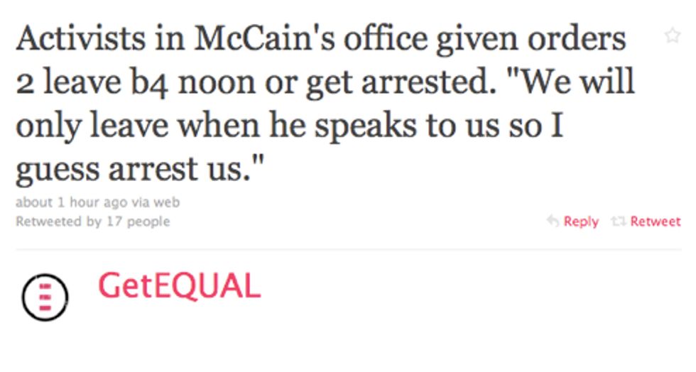 Buncha Gays Sitting In John McCain's Office
