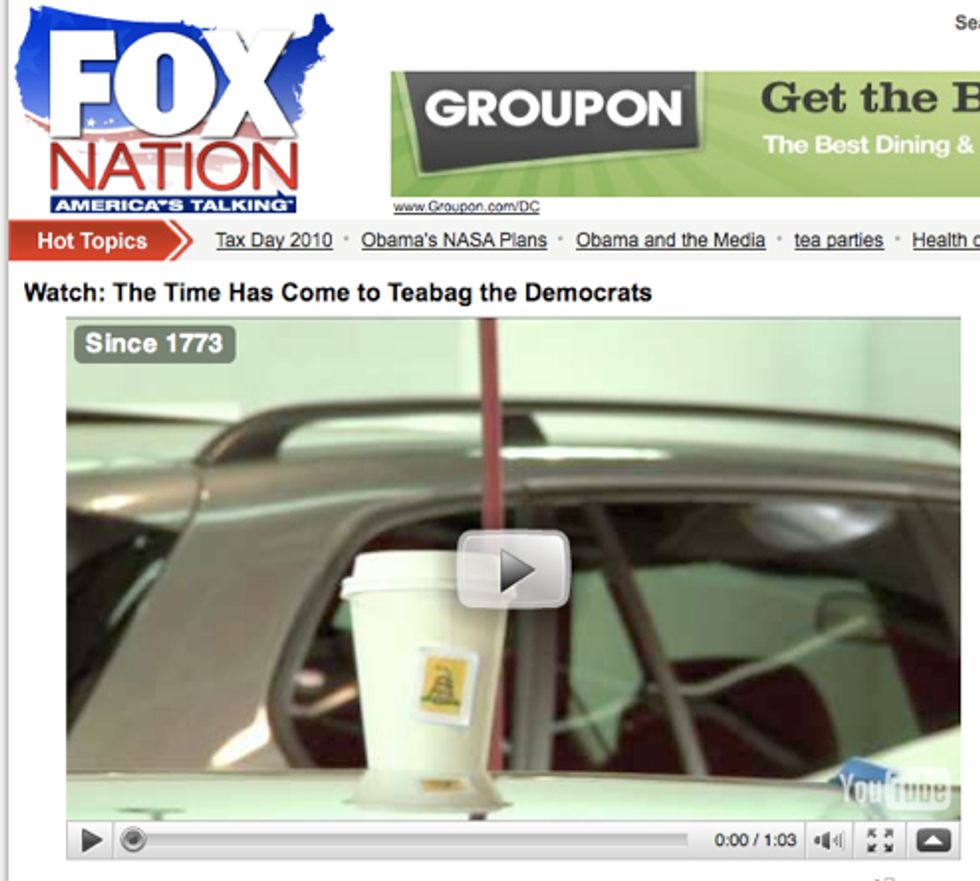 Teabaggers Finally Accept Being Called Teabaggers