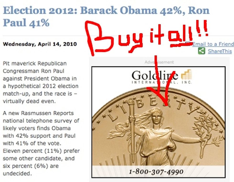 Ron Paul Is Basically Going To Beat Obama By 50 Points, Tomorrow