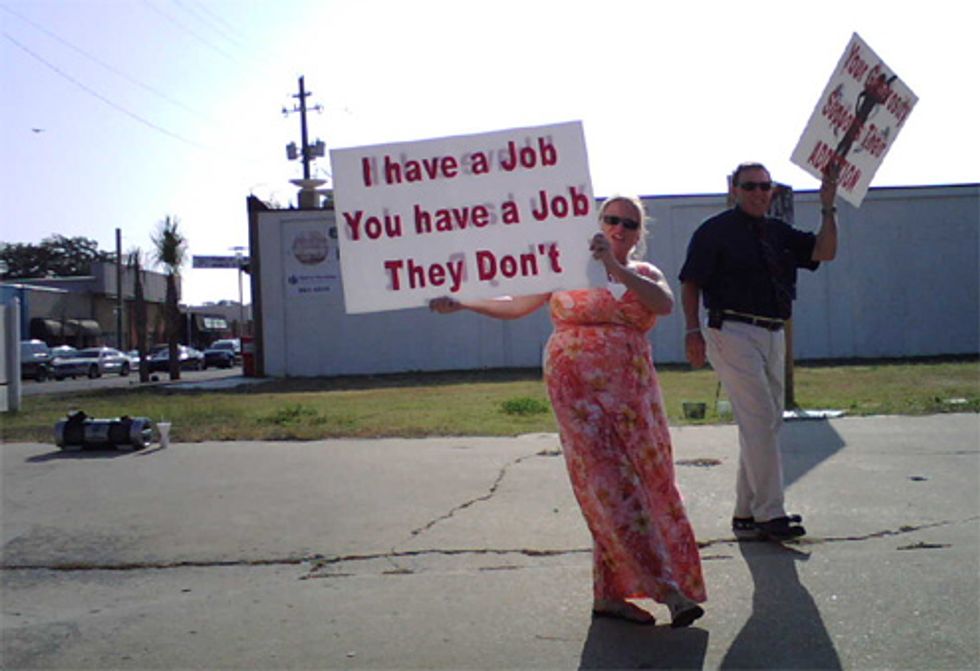 Teabaggers Now Protesting ... Hobos