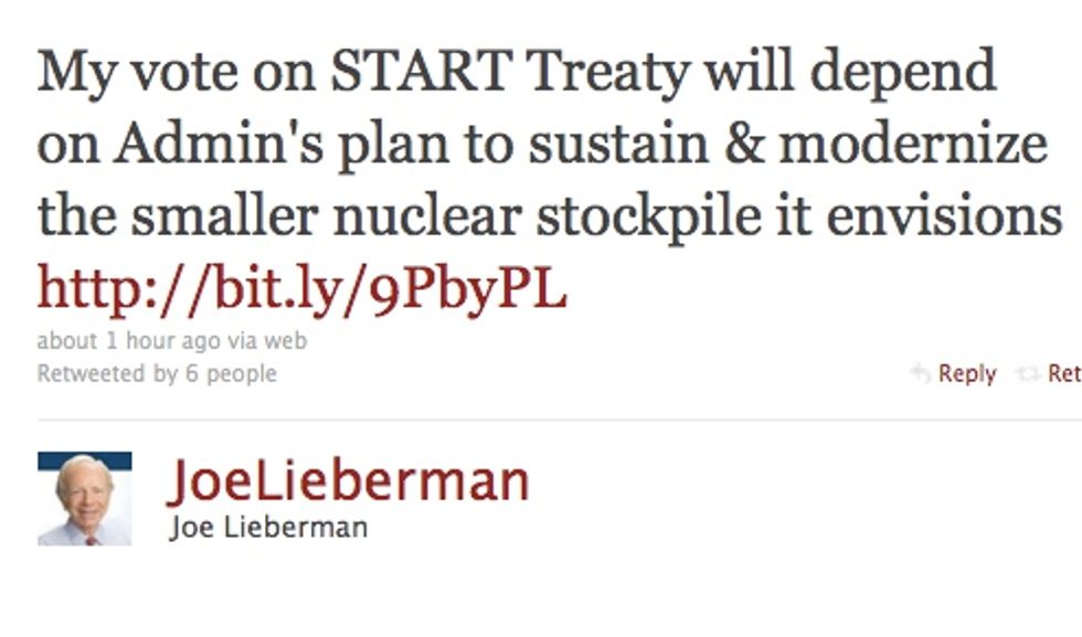 Joe Lieberman Shut Up Jesus Christ...