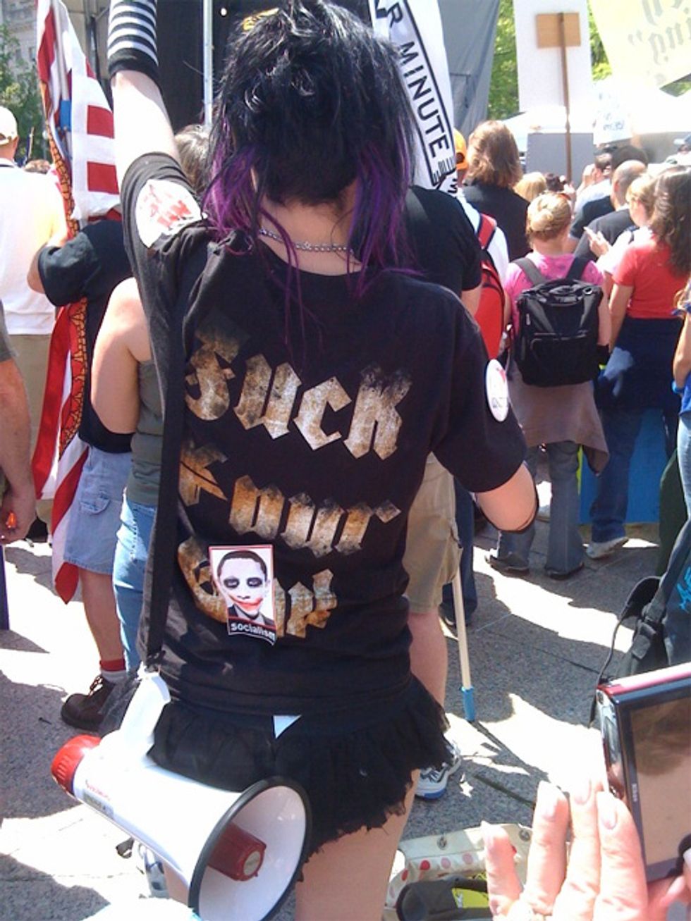 Feathered Joker Is Serious About Obama's Child Abuse of Monopoly Money